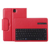 For Galaxy Tab S3 9.7 / T820 2 in 1 Detachable Bluetooth Keyboard Litchi Texture Leather Case with Holder(Red)