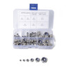 60 PCS Car 304 Stainless Steel Lock Nuts Nylon Insert Locknut Kit M3-M10