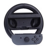 For Nintendo Switch Joy-Con Controller (Not Included) Round Gaming Steering Wheel(Black)