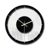 TM011 A Round Wooden Dial Transparent Acrylic Mute Wall Clock