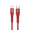 TOTUDESIGN BPD-002 Soft Series 8 Pin PD3.0 Quick Charging Cable, Length: 1m (Red)