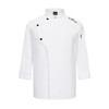 Long Sleeve Chef Clothes Overalls, Size:XXXL(White)
