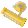 2 Pcs Creative Sucker Hangable Toothpaste Extruder with Sucker &Holder(YELLOW)