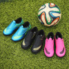 Comfortable and Breathable Non-slip Wear Resistant Soccer Shoes for Children & Adult (Color:Black Size:35)