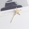 2 PCS Gift for Women Hair Clip Bright Hairpin Simple Hair Styling Accessories(Gold starfish)