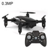 LF606 Wifi FPV Mini Quadcopter Foldable RC Drone with 0.3MP Camera & Remote Control, One Battery, Support One Key Take-off / Landing, One Key Return, Headless Mode, Altitude Hold Mode(Black)