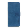 For LG K40s Retro Texture PU + TPU Horizontal Flip Leather Case with Holder & Card Slots & Wallet(Blue)