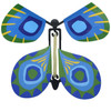 Magic Science Novelty Flying Butterfly Toy Magic Props(Blue)