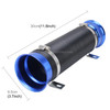 Car Auto Universal Tube Air Filter Adjustable Cold Air Injection Intake System Pipe Without Air Filter(Blue)