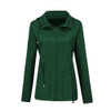 Raincoat Waterproof Clothing Foreign Trade Hooded Windbreaker Jacket Raincoat, Size: XL(Green)