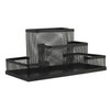 Desk Holder Organizer Metal Mesh Style Pencil Pen Holder Storage Box Home Storage Organization, Size: 15.5x10.2x10cm