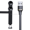 ROCK S2 2A Micro Double Suction Cup Design Gaming Charging Data Cable, Length: 120cm(Black)