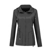 Raincoat Waterproof Clothing Foreign Trade Hooded Windbreaker Jacket Raincoat, Size: XXL(Gray)