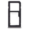 SIM Card Tray + SIM Card Tray / Micro SD Card Tray for Nokia 6 TA-1000 TA-1003 TA-1021 TA-1025 TA-1033 TA-1039 (Black)