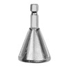 Chamfer Stainless Steel Deburring External Chamfer Tool Triangle Handle Six-slot Chamfer(Silver)