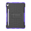 Tire Texture TPU+PC Shockproof Case for iPad Pro 11 inch (2018), with Holder & Pen Slot (Purple)