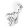 Closestool Pattern Plastic Diamond Particle Building Block Assembled Toys