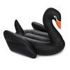 Inflatable Black Swan Shaped Floating Mat Swimming Ring, Inflated Size: 190 x 190 x 30cm