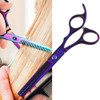 Professional Hair Cutting Scissor Hairdressing Kit Thinning Scissors Barber(Purple Thinning?SXLC-601T))
