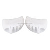 1 Pair SEBS Five-hole Honeycomb Hallux Valgus Toe Correction Front Pad(White)