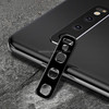 Titanium Alloy Metal Camera Lens Protector Tempered Glass Film for Galaxy S10 / S10+ (Black)