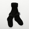 Baby Lace Leggings Children Dance Socks Tight Pantyhose, Size:3XL(Black)