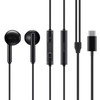 Original Huawei CM33 Type-C Headset Wire Control In-Ear Earphone with Mic for Huawei P20 Series, Mate 10 Series(Black)