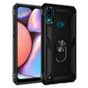 For Galaxy A10s Armor Shockproof TPU + PC Protective Case with 360 Degree Rotation Holder(Black)