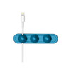 Magnetic Wire Take-up Cable Winder Magnetic Holder Desktop Storage(Blue)