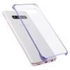 Ultra-thin Transparent Plating PC Protestive Back Case for Galaxy S10+ (Purple)