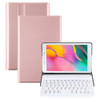 Ultra-thin Detachable Magnetic Bluetooth Keyboard Leather Case for Galaxy Tab A 8.0 2019 P200 / P205, with Holder(Rose Gold)