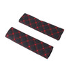 2 PCS Shift Knob Gear Stick Cushion Sets Cover Car Accessory Interior Decoration Pad(Red)