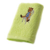 Cotton Children Embroidery Cartoon Bear Towel(Green)