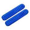 2 PCS High-brightness Laser Reflective Strip Warning Tape Decal Car Reflective Stickers Safety Mark(Blue)