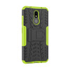 Tire Texture TPU+PC Shockproof Case for Nokia 3.2, with Holder (Green)