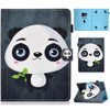 Colored Drawing Stitching Universal Horizontal Flip Leather Case, with Holder & Card Slots for 7 inch Tablet PC(Panda)