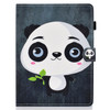 Colored Drawing Stitching Universal Horizontal Flip Leather Case, with Holder & Card Slots for 7 inch Tablet PC(Panda)