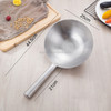 Stainless Steel Kitchen Spoon Water Spoon Large Scoop, Size:24cm(All Steel)