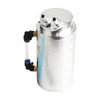 Automotive Round Oil Filter Pot Power Modified Engine Oil Breathable Pot (White)