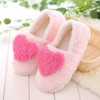 Women Love Pattern Home Cotton Shoes, Shoe Size:40-41(Pink)