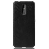 Shockproof Crocodile Texture PC + PU Case For Nokia 3.2(Black)