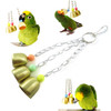 2 PCS Creative Pet Supplies Parrot Copper Bell Toy