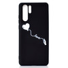 For Huawei P30 Pro Shockproof Stick Figure Pattern Soft TPU Protective Case(Love Balloon)