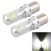 2 PCS  1156/BA15S 40W 800 LM 6000K Car Turn Light Backup Light Brake Light with 8 CREE Lamps, DC 12V(White Light)