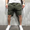 Men Solid Pocket Casual Summer Jogging Half Length Shorts Basketball Shorts, Size: L(Green)