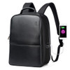 Bopai 751-006431 Business Waterproof Anti-theft Large Capacity Double Shoulder Bag, with USB Charging Port, Size: 27x16.5x40cm (Black)