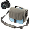 Stylish Canvas Digital Camera Bag with Strap, Size: 24cm x 20.5cm x 14cm
