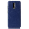 Shockproof Crocodile Texture PC + PU Case For Nokia 3.2(Blue)