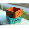 2PCS Plant Flower Flower Pot Flower Mini  Box, Random Color Delivery