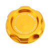 Car Modified Stainless Steel Oil Cap Engine Tank Cover for Honda, Size: 5.6 x 3.2cm(Gold)